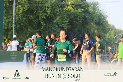Race photo from Mangkunegaran Run 2024