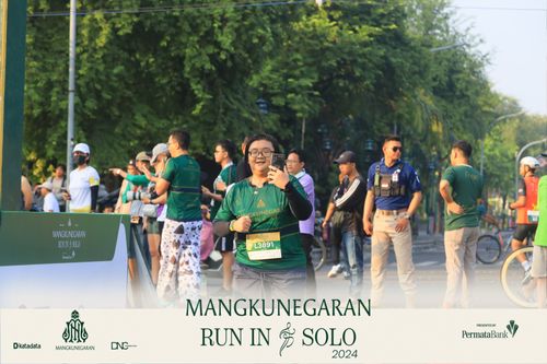 Race photo from Mangkunegaran Run 2024
