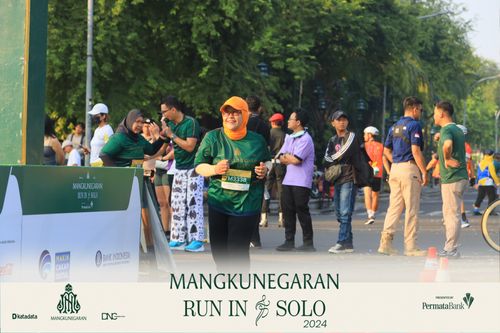 Race photo from Mangkunegaran Run 2024