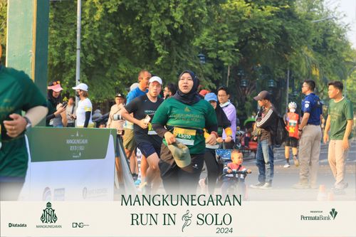 Race photo from Mangkunegaran Run 2024