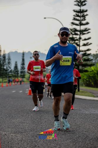 Race photo from CISANGKAN KBP CITY RUN 2025