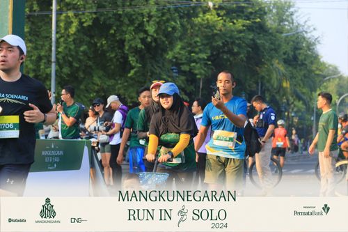 Race photo from Mangkunegaran Run 2024