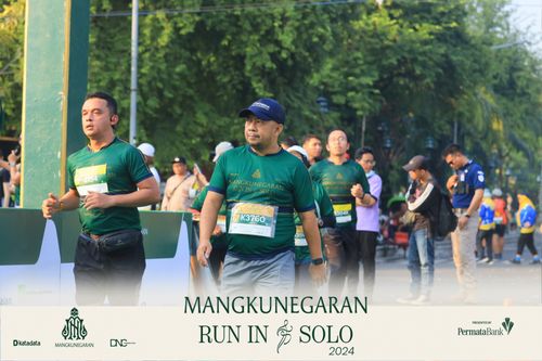 Race photo from Mangkunegaran Run 2024
