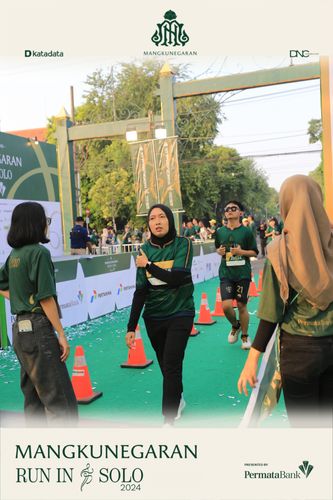 Race photo from Mangkunegaran Run 2024