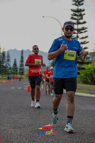 Race photo from CISANGKAN KBP CITY RUN 2025