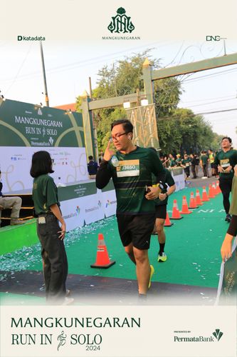 Race photo from Mangkunegaran Run 2024