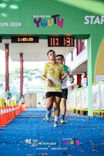 Race photo from BAF LIONS RUN 2024