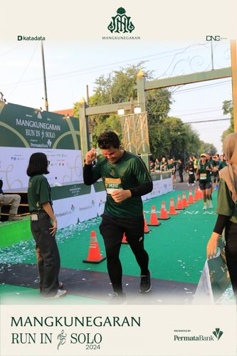 Race photo from Mangkunegaran Run 2024