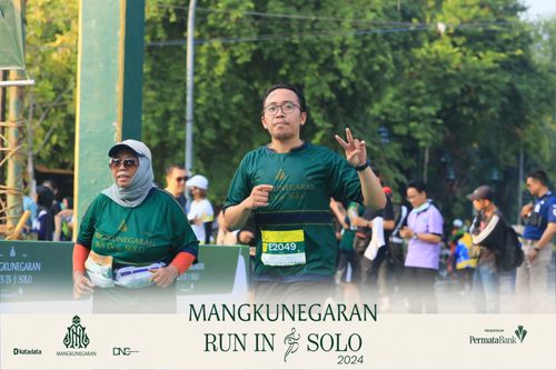 Race photo from Mangkunegaran Run 2024