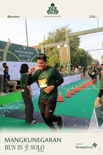 Race photo from Mangkunegaran Run 2024