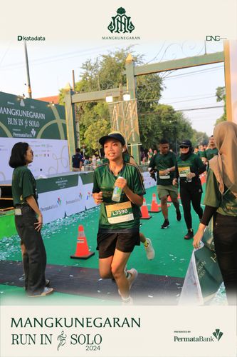 Race photo from Mangkunegaran Run 2024