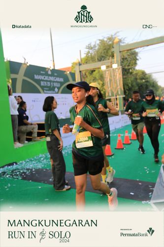 Race photo from Mangkunegaran Run 2024