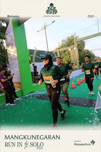 Race photo from Mangkunegaran Run 2024