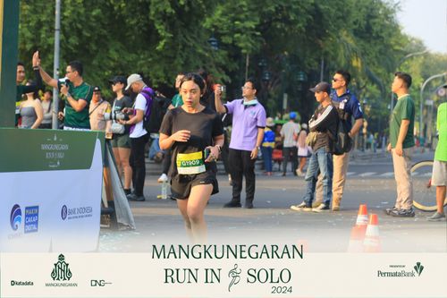 Race photo from Mangkunegaran Run 2024