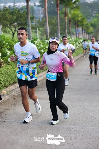 Race photo from Taman Budaya x BOGORUN 2025