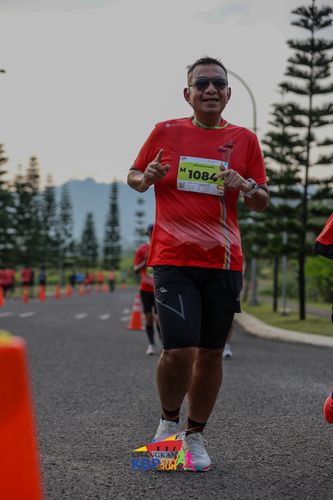 Race photo from CISANGKAN KBP CITY RUN 2025