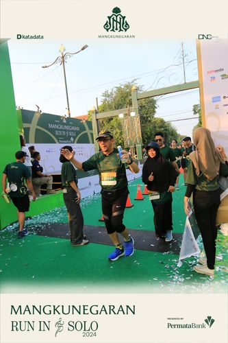 Race photo from Mangkunegaran Run 2024