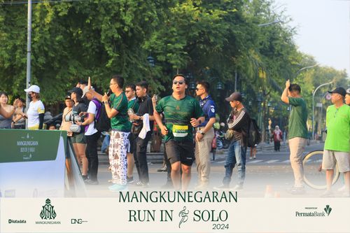 Race photo from Mangkunegaran Run 2024