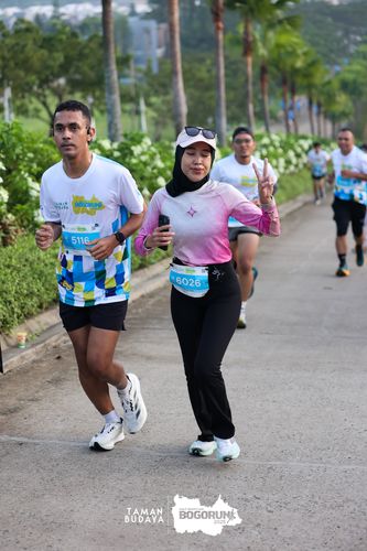 Race photo from Taman Budaya x BOGORUN 2025