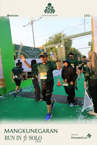Race photo from Mangkunegaran Run 2024