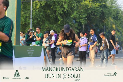 Race photo from Mangkunegaran Run 2024