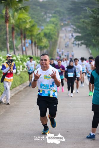 Race photo from Taman Budaya x BOGORUN 2025
