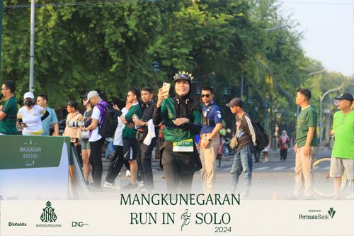 Race photo from Mangkunegaran Run 2024