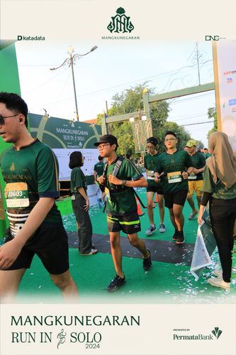 Race photo from Mangkunegaran Run 2024