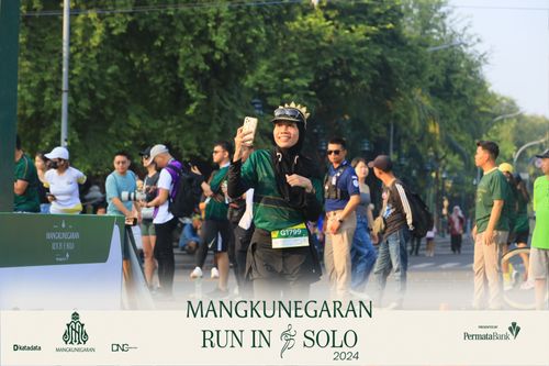Race photo from Mangkunegaran Run 2024