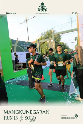 Race photo from Mangkunegaran Run 2024
