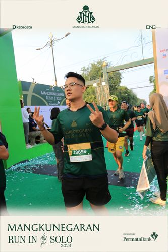 Race photo from Mangkunegaran Run 2024