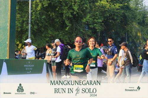 Race photo from Mangkunegaran Run 2024