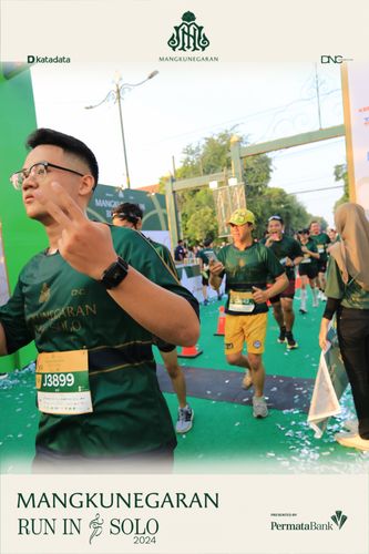 Race photo from Mangkunegaran Run 2024