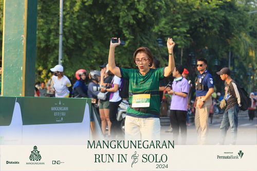 Race photo from Mangkunegaran Run 2024