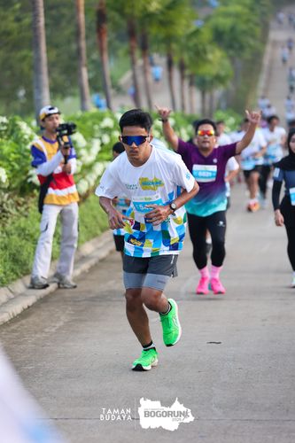 Race photo from Taman Budaya x BOGORUN 2025