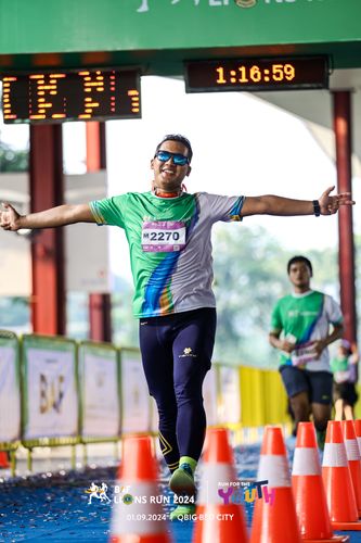 Race photo from BAF LIONS RUN 2024