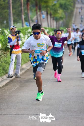 Race photo from Taman Budaya x BOGORUN 2025