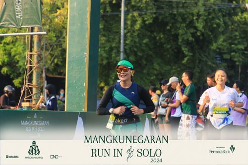Race photo from Mangkunegaran Run 2024
