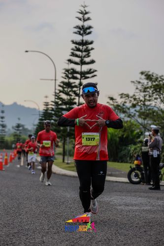 Race photo from CISANGKAN KBP CITY RUN 2025