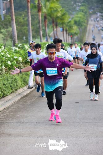 Race photo from Taman Budaya x BOGORUN 2025