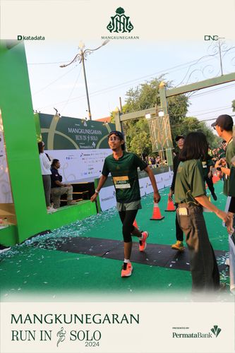Race photo from Mangkunegaran Run 2024