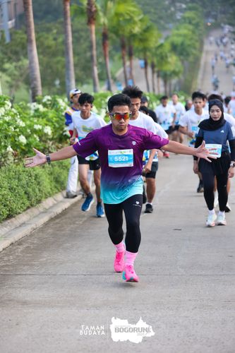 Race photo from Taman Budaya x BOGORUN 2025