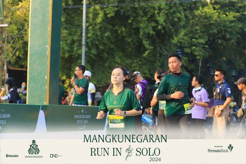 Race photo from Mangkunegaran Run 2024