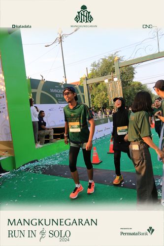 Race photo from Mangkunegaran Run 2024