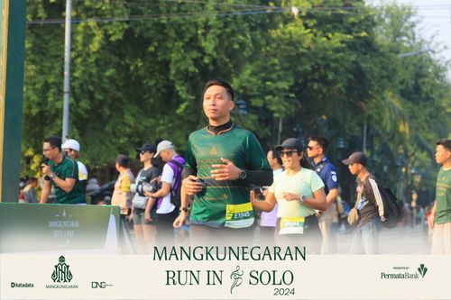 Race photo from Mangkunegaran Run 2024