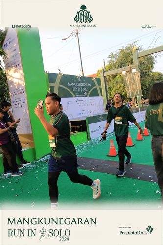 Race photo from Mangkunegaran Run 2024