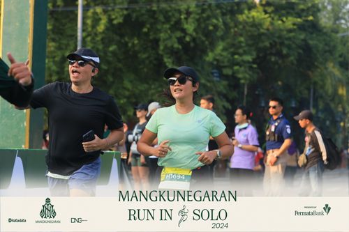 Race photo from Mangkunegaran Run 2024