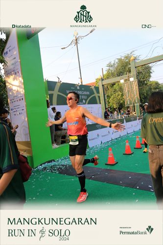 Race photo from Mangkunegaran Run 2024