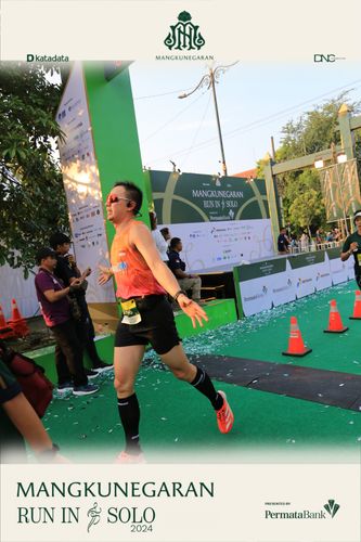 Race photo from Mangkunegaran Run 2024