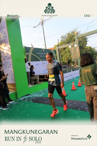 Race photo from Mangkunegaran Run 2024